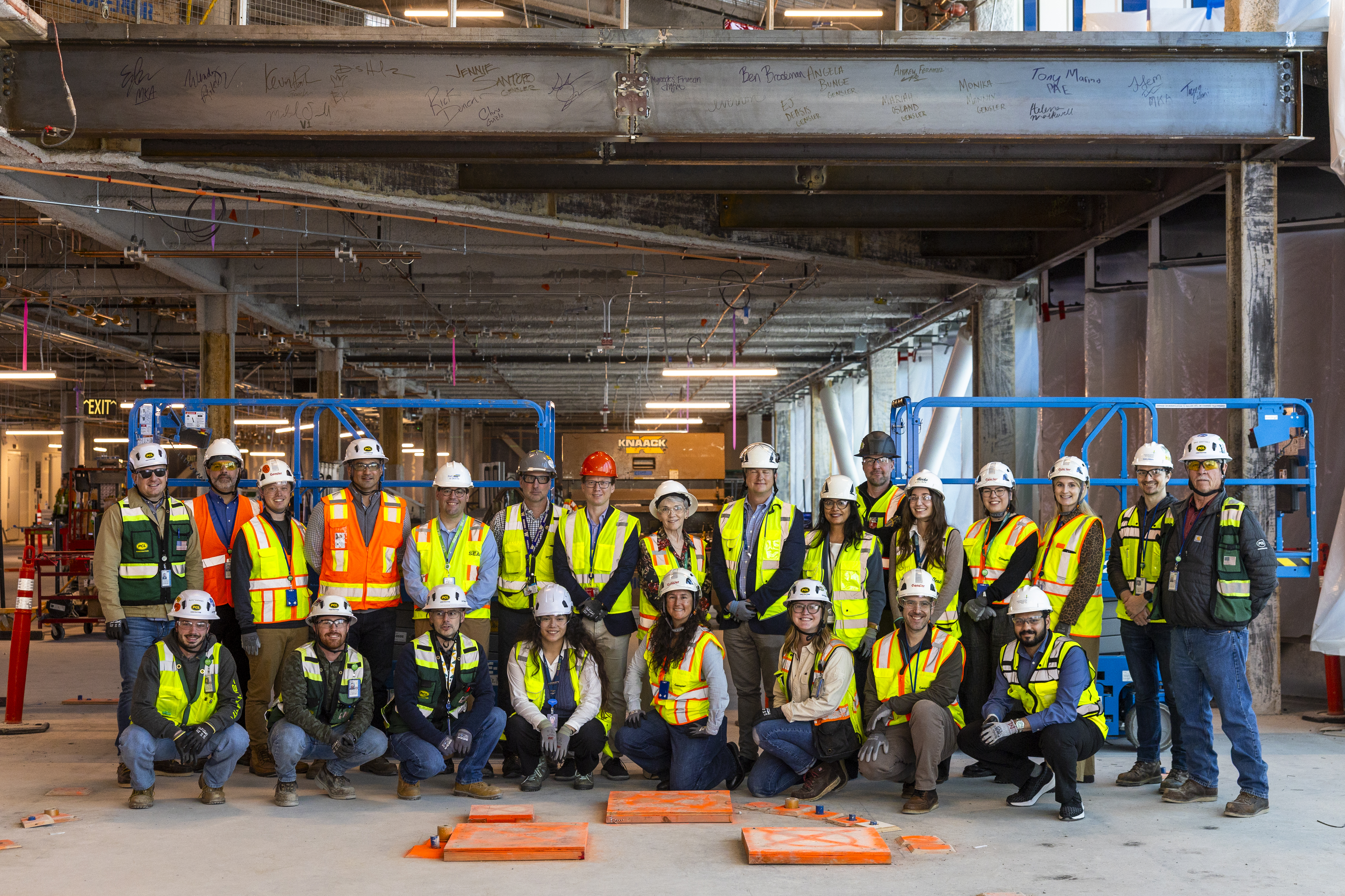 Beam signing at SEA