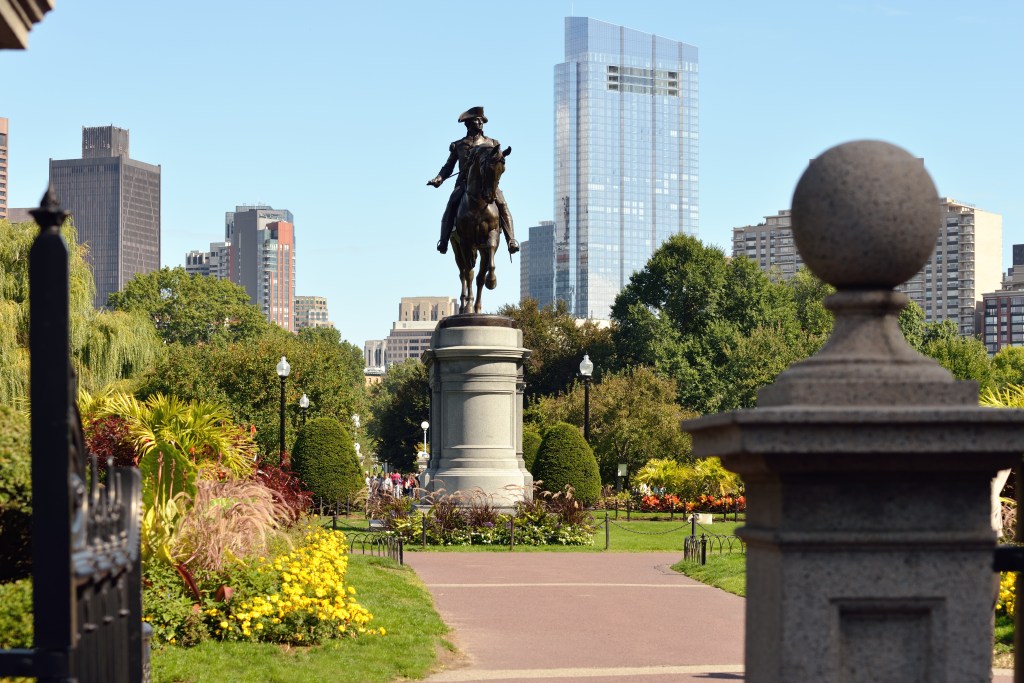 Boston public garden