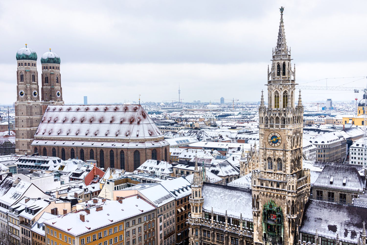 Munich in the snow