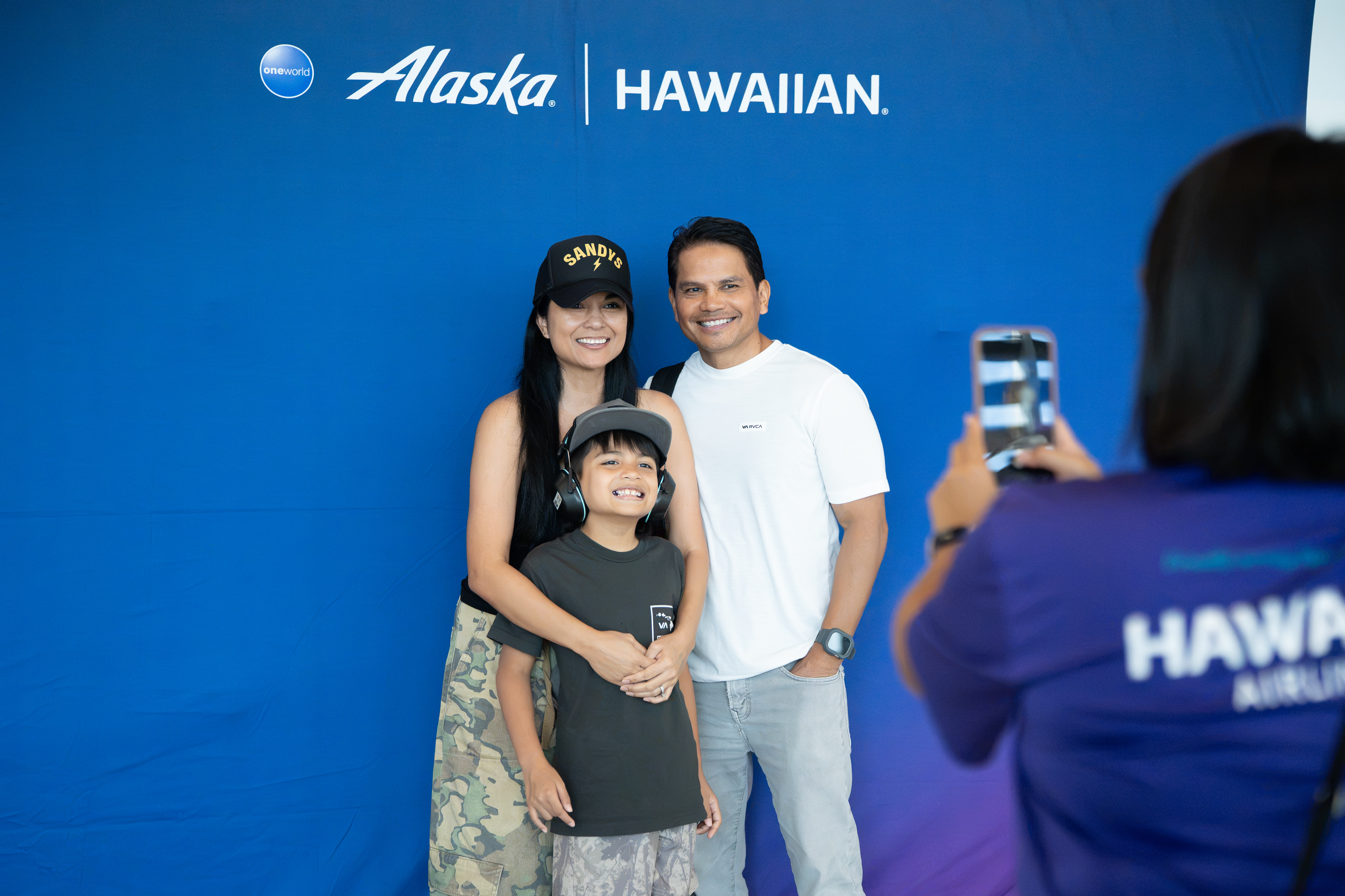 Family at HA disability practice flight
